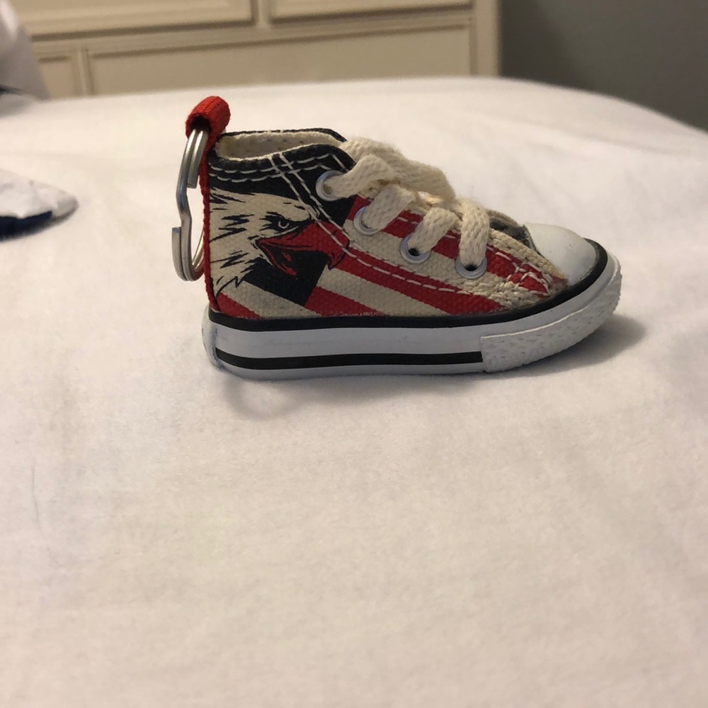 American Converse Key Chain